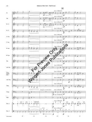 Attack of the Yeti - Dunford - Concert Band - Gr. 0.5