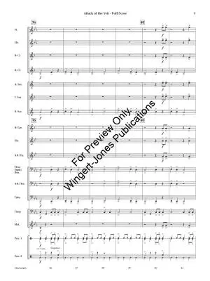 Attack of the Yeti - Dunford - Concert Band - Gr. 0.5