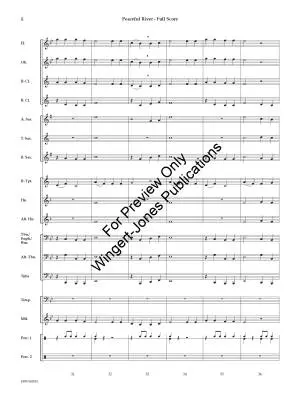 Peaceful River (I\'ve got Peace Like a River) - Putnam - Concert Band - Gr. 0.5