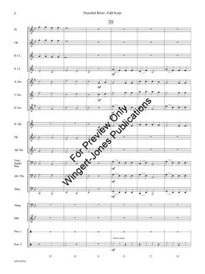 Peaceful River (I\'ve got Peace Like a River) - Putnam - Concert Band - Gr. 0.5