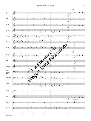 Peaceful River (I\'ve got Peace Like a River) - Putnam - Concert Band - Gr. 0.5