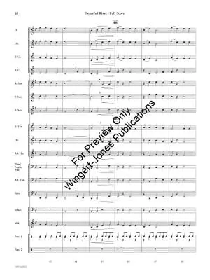 Peaceful River (I\'ve got Peace Like a River) - Putnam - Concert Band - Gr. 0.5