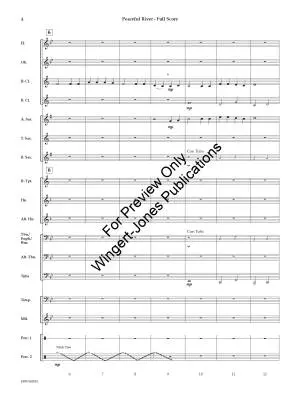 Peaceful River (I\'ve got Peace Like a River) - Putnam - Concert Band - Gr. 0.5