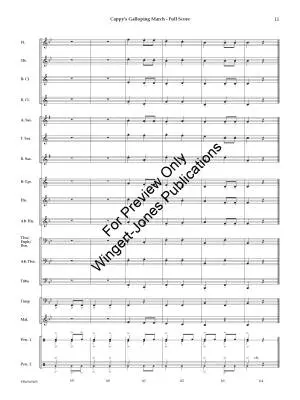 Cappy\'s Galloping March - Ferguson - Concert Band - Gr. 0.5