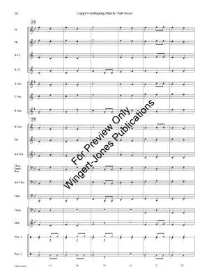 Cappy\'s Galloping March - Ferguson - Concert Band - Gr. 0.5