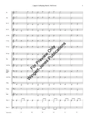 Cappy\'s Galloping March - Ferguson - Concert Band - Gr. 0.5