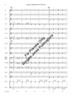 Cappy\'s Galloping March - Ferguson - Concert Band - Gr. 0.5