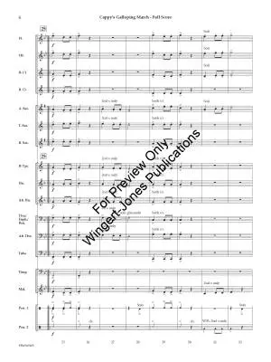 Cappy\'s Galloping March - Ferguson - Concert Band - Gr. 0.5