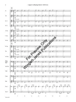Cappy\'s Galloping March - Ferguson - Concert Band - Gr. 0.5