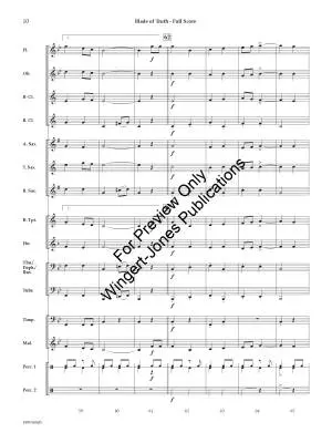 Blade of Truth (March) - Milford - Concert Band - Gr. 1