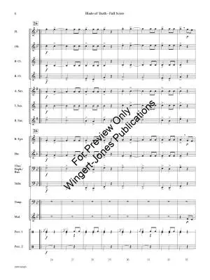 Blade of Truth (March) - Milford - Concert Band - Gr. 1