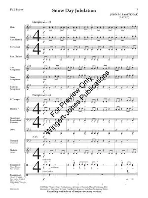 Snow Day Jubilation - Pasternak - Concert Band - Gr. 1