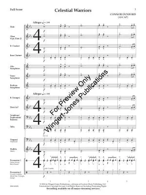 Celestial Warriors - Dunford - Concert Band - Gr. 1