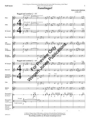 Funslinger! - Owens - Concert Band - Gr. 1