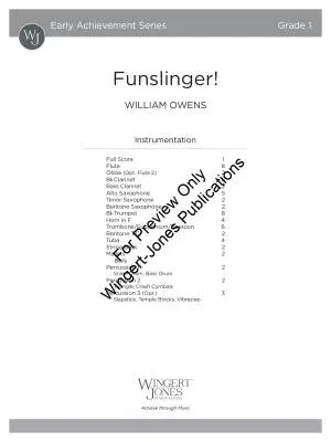Funslinger! - Owens - Concert Band - Gr. 1
