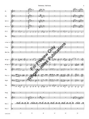 Testimony - Gorham - Concert Band - Gr. 3
