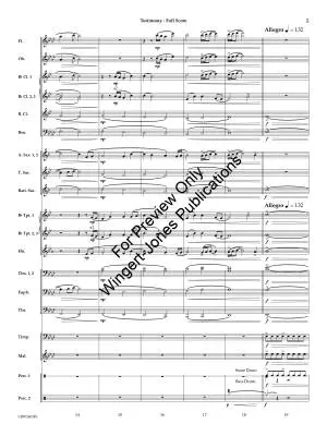 Testimony - Gorham - Concert Band - Gr. 3