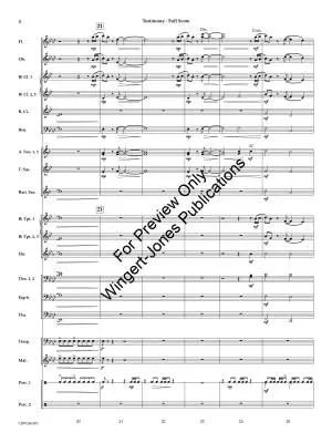 Testimony - Gorham - Concert Band - Gr. 3