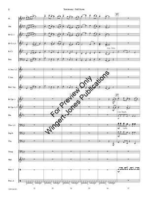Testimony - Gorham - Concert Band - Gr. 3