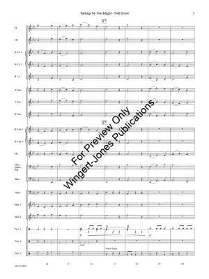 Tidings by Torchlight (Un flambeau, Jeannette, Isabelle) - Weller - Concert Band - Gr. 1.5