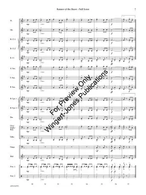 Banner of the Brave (March) - Huss - Concert Band - Gr. 1.5