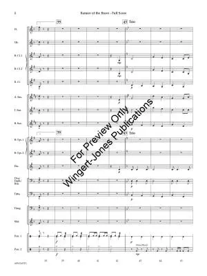 Banner of the Brave (March) - Huss - Concert Band - Gr. 1.5