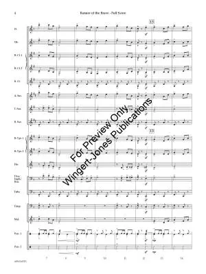 Banner of the Brave (March) - Huss - Concert Band - Gr. 1.5