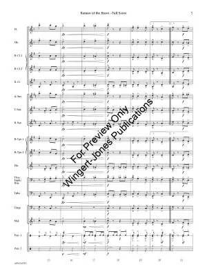 Banner of the Brave (March) - Huss - Concert Band - Gr. 1.5