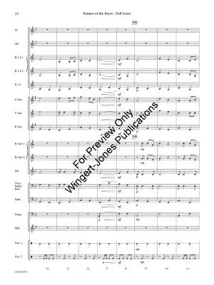 Banner of the Brave (March) - Huss - Concert Band - Gr. 1.5