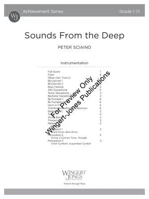 Sounds from the Deep - Sciaino - Concert Band - Gr. 1.5