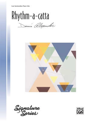 Alfred Publishing - Rhythm-a-catta - Alexander - Late Intermediate Piano