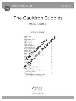 The Cauldron Bubbles - Nitsch - Concert Band - Gr. 1.5