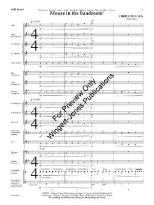 Mouse in the Bandroom! - Ferguson - Concert Band - Gr. 1.5
