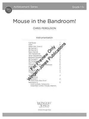 Mouse in the Bandroom! - Ferguson - Concert Band - Gr. 1.5