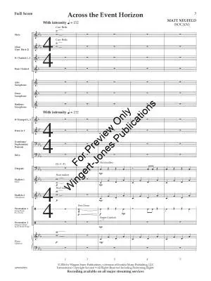 Across the Event Horizon - Neufeld - Concert Band - Gr. 1.5