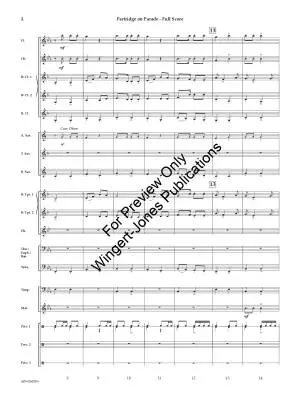 Partridge on Parade (A Festive Concert March) - Brittin - Concert Band - Gr. 1.5