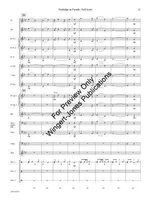 Partridge on Parade (A Festive Concert March) - Brittin - Concert Band - Gr. 1.5