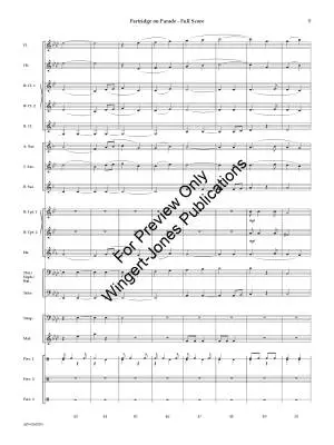 Partridge on Parade (A Festive Concert March) - Brittin - Concert Band - Gr. 1.5