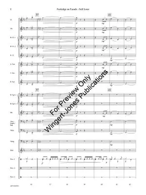 Partridge on Parade (A Festive Concert March) - Brittin - Concert Band - Gr. 1.5