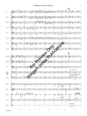 Partridge on Parade (A Festive Concert March) - Brittin - Concert Band - Gr. 1.5