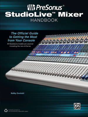 Alfred Publishing - PreSonus  StudioLive  Mixer Handbook - Owsinski - Book