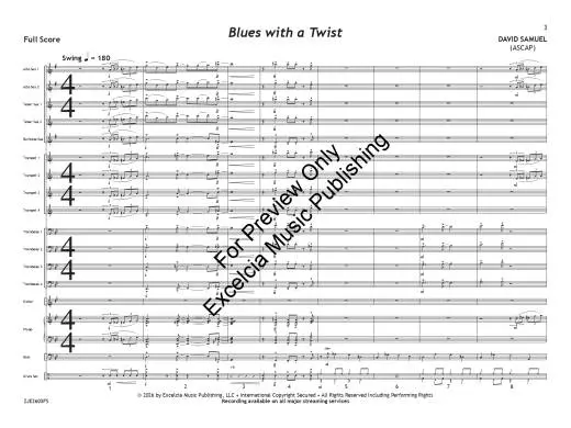 Blues with a Twist - Samuel - Jazz Ensemble - Gr. 4