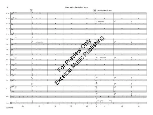 Blues with a Twist - Samuel - Jazz Ensemble - Gr. 4