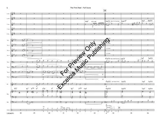 The First Noel - Nishimura - Jazz Ensemble - Gr. 4