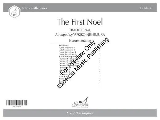 The First Noel - Nishimura - Jazz Ensemble - Gr. 4