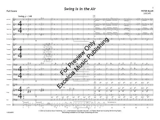 Swing is in the Air - Blair - Jazz Ensemble - Gr. 3