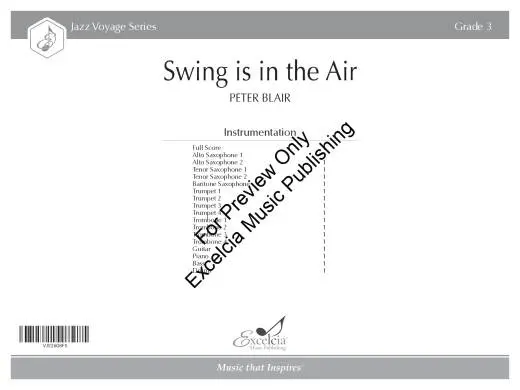 Swing is in the Air - Blair - Jazz Ensemble - Gr. 3