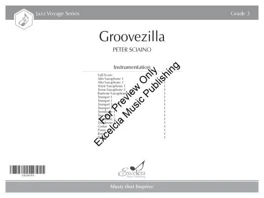 Groovezilla - Sciaino - Jazz Ensemble - Gr. 3