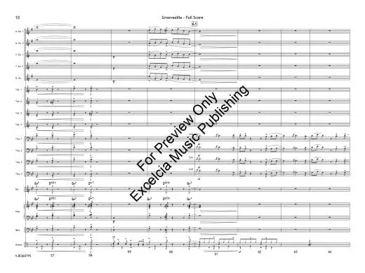 Groovezilla - Sciaino - Jazz Ensemble - Gr. 3