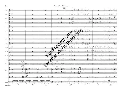 Groovezilla - Sciaino - Jazz Ensemble - Gr. 3